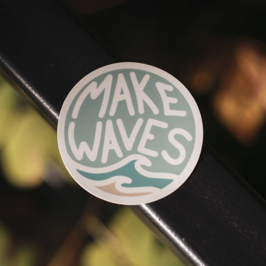 Make Waves Sticker